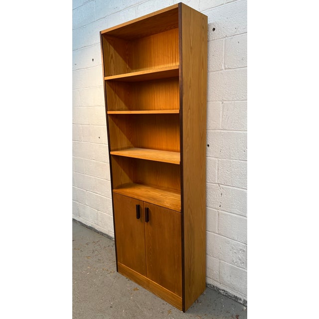 Mid-Century Modern Mid-Century Modern Style Bookcase W/ Storage For Sale - Image 3 of 7