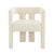 Wood Sloane Cream Velvet Chair For Sale - Image 7 of 7