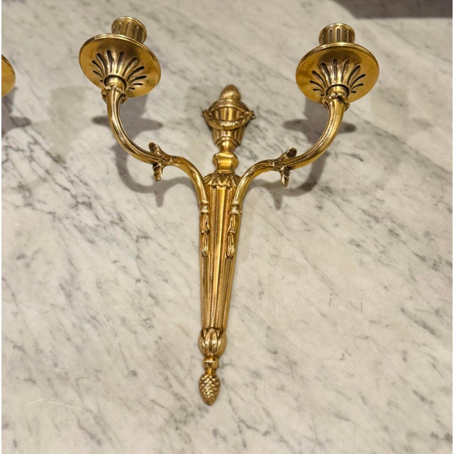 Antique French Neo-Classical Style Sconces For Sale - Image 4 of 11