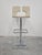 Beige Postmodern Alo Bar Stool in Leather attributed to Massimo Iosa Ghini for Poltrona Frau, 1990s For Sale - Image 8 of 14