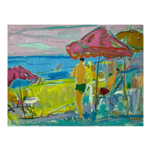 Impressionistic Seascape Original Oil Painting