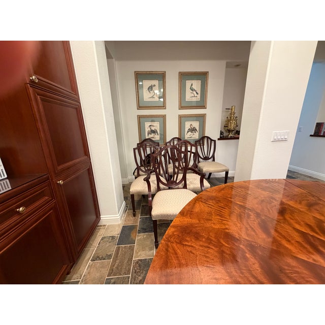 1990s 1990s Baker Furniture Mahogany Dining Chairs For Sale - Image 5 of 13