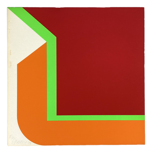 Georg Karl Pfahler, Three-Color, 1973, Screen Print on Light Cardboard