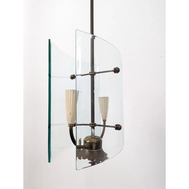 1940s Mid-Century Lamp attributed to Pietro Chiesa for Fontana Arte, Italy, 1940s For Sale - Image 5 of 10