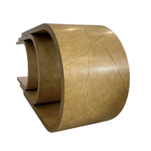 Karl Springer Style Console Table For Sale - Image 4 of 7