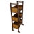 Wood Arts and Crafts Shelf Bookcase in Oak, 1910 For Sale - Image 7 of 7