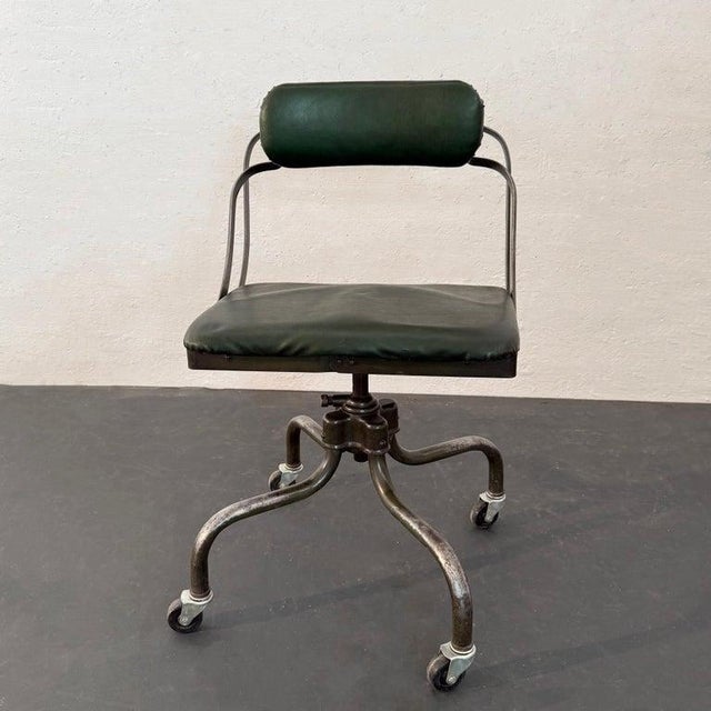 1930s 1930s Industrial "Sit Wel" Office Desk Task Chair by Remington Rand For Sale - Image 5 of 9