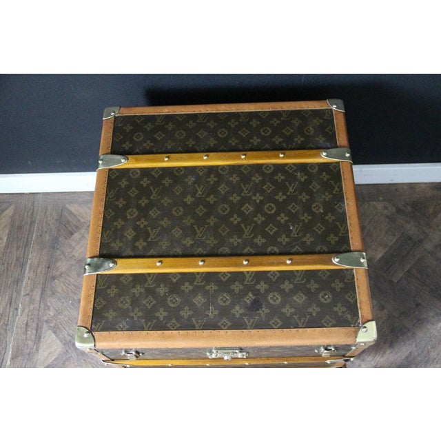 Small Monogram Trunk from Louis Vuitton, 1920 For Sale - Image 16 of 18