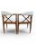 Tomlinson Pair of 1965 Tomlinson "Sophisticate" X-Back Armchairs For Sale - Image 4 of 12