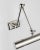 Cabinet Maker 12" Double Library Light in Polished Nickel Designer: Chapman & Myers Height: 5.75" - 12.25" Extension:...