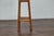 Early 20th Century Rustic 1920s English Walnut Faux Bamboo Stand with Rattan Top and Two Shelves For Sale - Image 5 of 12