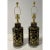 Table Lamps 1950s Gold on Black Mid-Century Modern - A Pair For Sale - Image 12 of 15