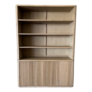 Reed 4 Shelf Oak Bookcase - Natural