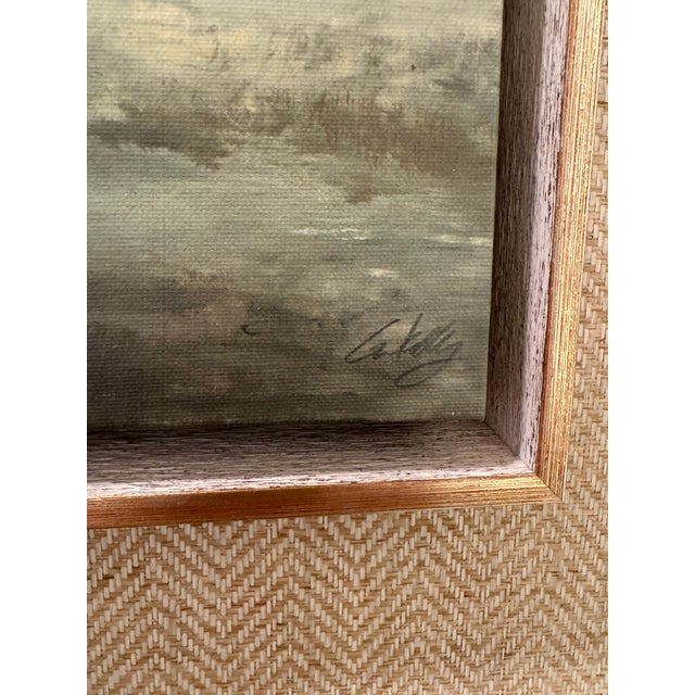 Pair of Leftbank Art Hand-Enhanced Barn Landscapes in Custom Gallery Frames For Sale In Philadelphia - Image 6 of 9