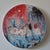 Pen on round canvas. Certificate of authenticity by the Artist. This piece is attributed to the mentioned designer/maker....
