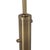 1960s Nova of California Rancho Mirage 83" 1-Light Arc Lamp, Weathered Brass & White Gold For Sale - Image 5 of 12