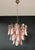 Italian Vintage Pink Murano Glass Lattimo Rondini Chandelier, 1990s For Sale - Image 11 of 17