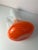 Opal Glass Vase with Flame Pattern by Vetreria Artigiana Sanminiatello For Sale - Image 6 of 11
