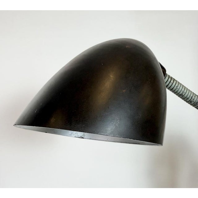 Industrial Green Scissor Wall Lamp from Elektroinstala, 1960s For Sale - Image 10 of 18