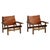Danish Modern Hunting Chairs in Oak and Leather attributed to Kurt Østervig, 1960s, Set of 2 For Sale - Image 16 of 16