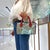 Gucci Gg Blooms Gg Supreme Floral Blue and Red Small Boston Shoulder Bag For Sale - Image 12 of 12