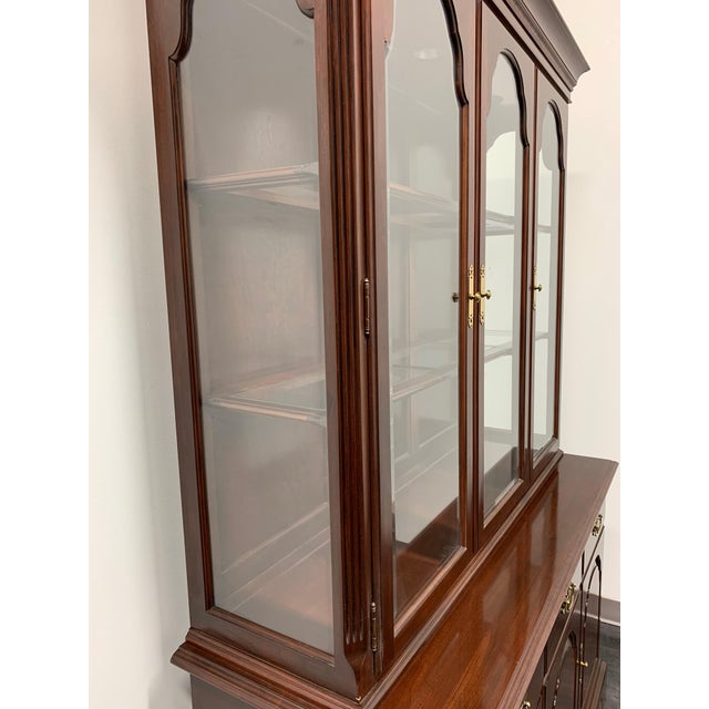 Ethan Allen Georgian Court Solid Cherry China Display Cabinet