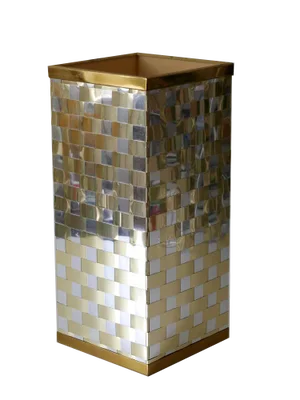Paul Evans Style Umbrella Stand, Italy, 1970s