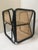 Mid-Century Modern Large Rattan Armchair with Cane Back and Seat For Sale - Image 3 of 16