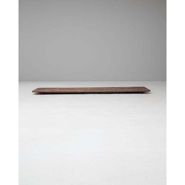 20th Century French Metal & Wooden Folding Garden Table For Sale - Image 10 of 18