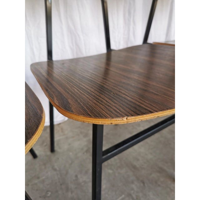 Industrial Vintage Industrial School Chairs from STOL Kamnik, 1970s, Set of 4 For Sale - Image 3 of 18