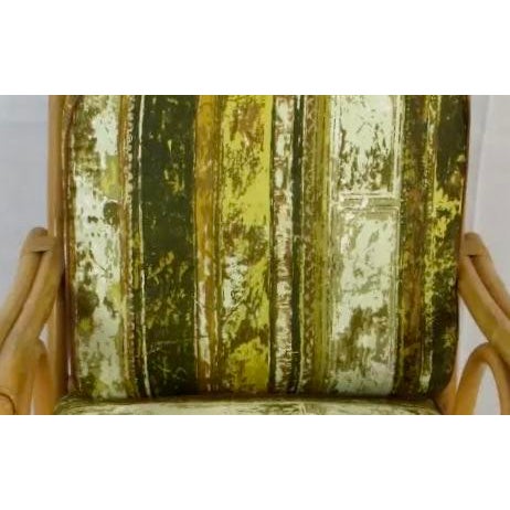 Mid-Century John Wisner Design for Ficks Reed Bentwood Bamboo Rattan Club Lounge Chair For Sale - Image 11 of 18