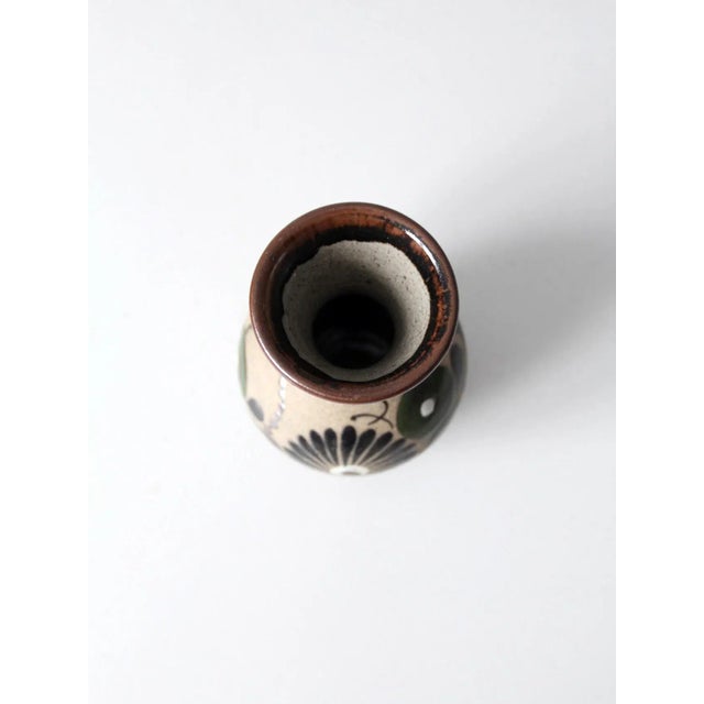 Ceramic Vintage Tonala Pottery Vase For Sale - Image 7 of 9