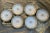 French Porcelain Dinner Plates - Hand Painted Set of 6 For Sale - Image 10 of 10