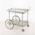 Silver-Plated Metal Serving Cart, 1970s For Sale - Image 10 of 18
