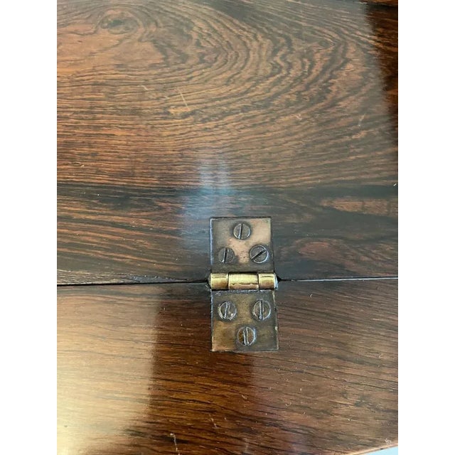 Antique Victorian Rosewood Butlers Tray on Stand For Sale - Image 10 of 15