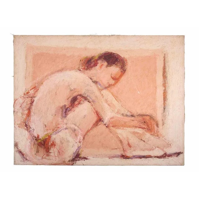 Oil on canvas realized by Franco Marzilli (1934-2010) in 1970s. Hand signed lower right. Very good condition. Franco...