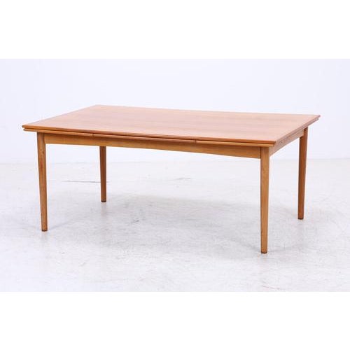 Vintage Extendable Teak Dining Table For Sale - Image 4 of 16