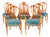 Antique Shield Back Satinwood Dining Chairs from Cowtan & Sons, 19th Century, Set of 8 For Sale