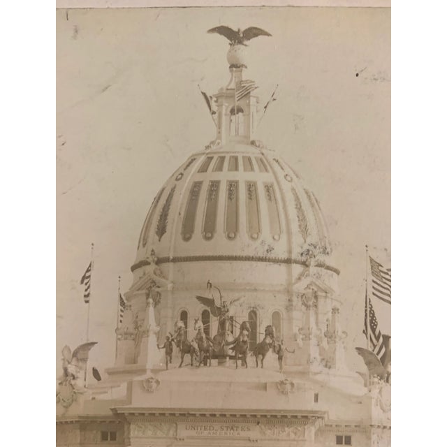 1900 Paris Exposition United States Pavilion Original Photograph "Paris Exposition Universelle 1900 Le Palais des Etats-...