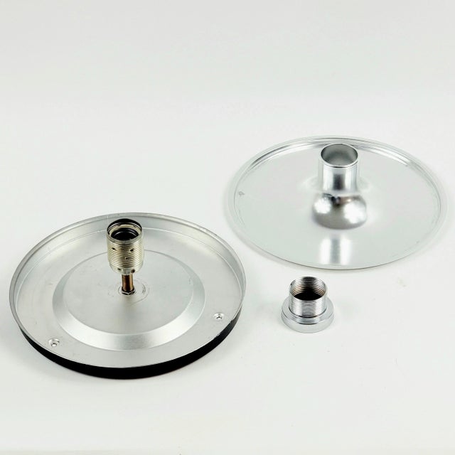 Large Mid-Century Modern Space Age Wave Glass Flush Mounts by Koch & Lowy for Peill & Putzler, Germany, 1970s, Set of 3 For Sale - Image 10 of 13