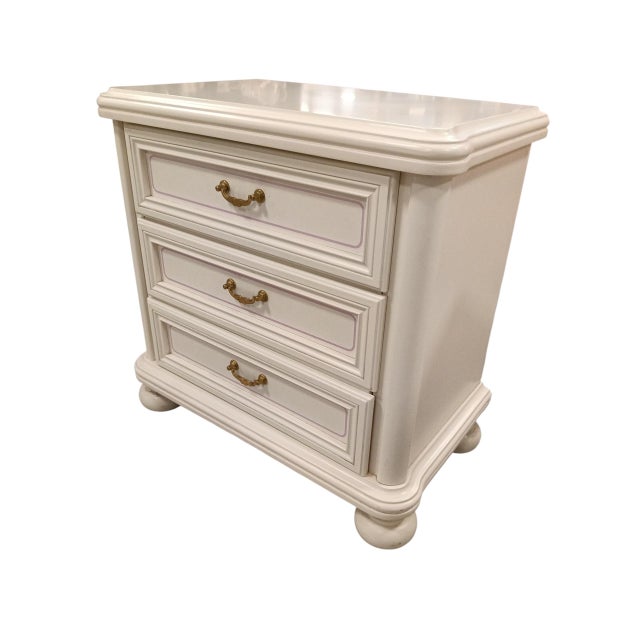 Vintage White Bedside Tables, 1960s, Set of 2 For Sale - Image 3 of 5