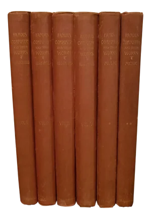 Famous Composers and Their Works Vol. I - VI Books - Set of 6