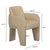 2020s Leo Taupe Performance Vegan Leather Dining Chair For Sale - Image 5 of 5