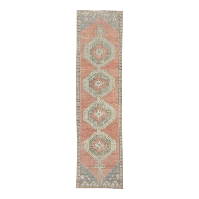 Turkish Anatolian Runner Rug 2'7" x 9'9" #18059 For Sale