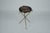 Italian Brass and Wood Tripod Coffee Table, 1950s For Sale - Image 11 of 13
