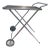 1950s Aluminum Folding Bar Cart For Sale