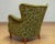 Textile Laila Wingback Chair in Velvet attributed to Ilmari Lappalainen for Asko, 1950s For Sale - Image 7 of 10