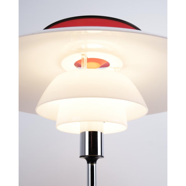 Ph 80 floor lamp designed by poul henningsen and produced by louis poulsen. The lamp was introduced in 1974 on the...