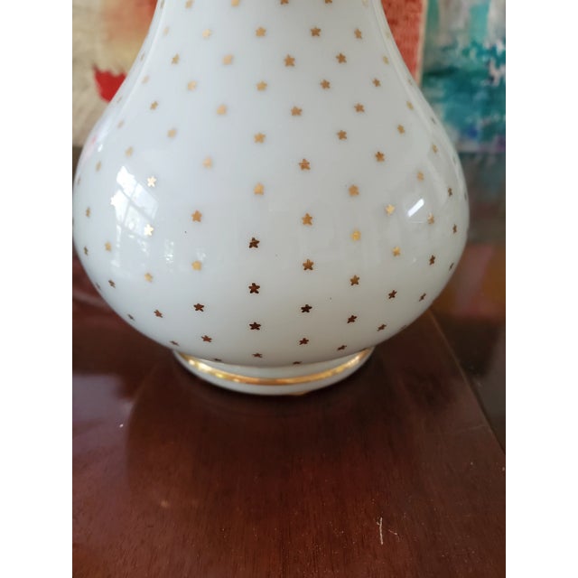 Art Deco Antique Baccarat Style French Opaline Vases- a Pair For Sale - Image 3 of 4