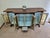 Diane Ross Signed Rustic Breakfront Credenza-Reclaimed Oak & Fused Glass Art For Sale - Image 4 of 18